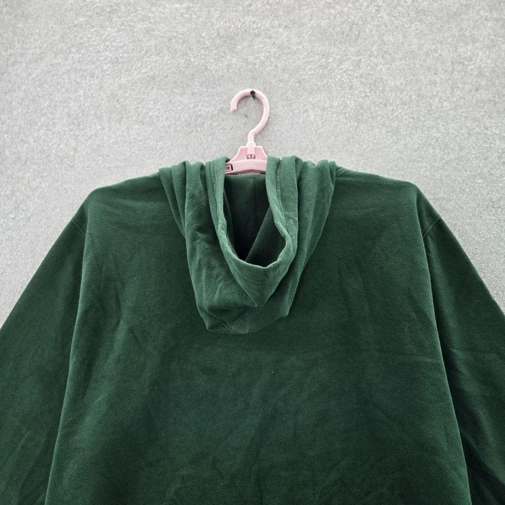 Under Armour Men Hoodie 2XL Green Fleece Coldgear Activewear Embroidered Logo‎
